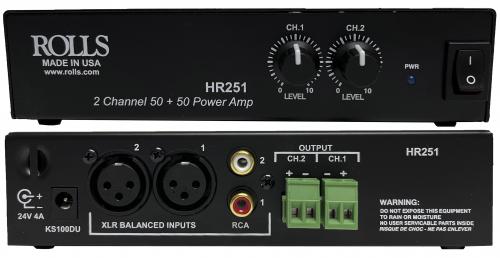 HR251 50+50 Power Amplifier image