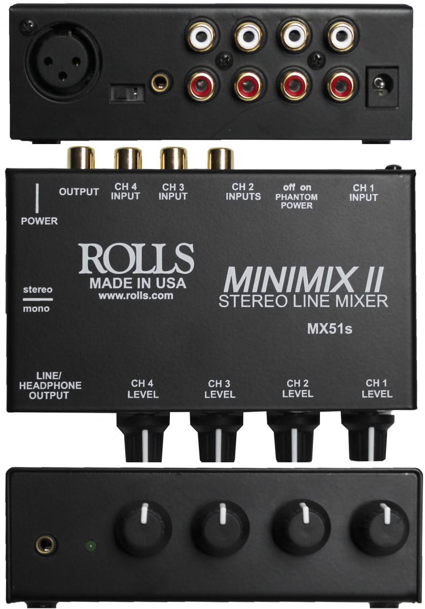 Rolls MX51S Mini Mix 2 Mixer