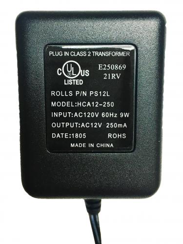 PS12L 12VAC AC adapter image