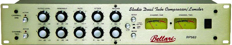 RP583 Stereo Tube Compressor/Limiter | Rolls Corporation - Real Sound